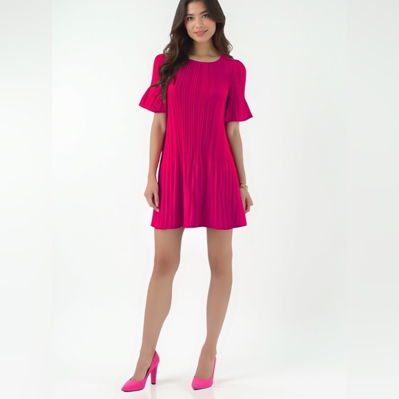 Rachel Zoe Dress Pleated - Picture 1 of 12